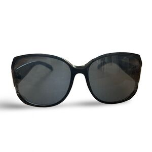 High Quality Vintage Oversized Sunglasses Black Model 97842A1A Designer